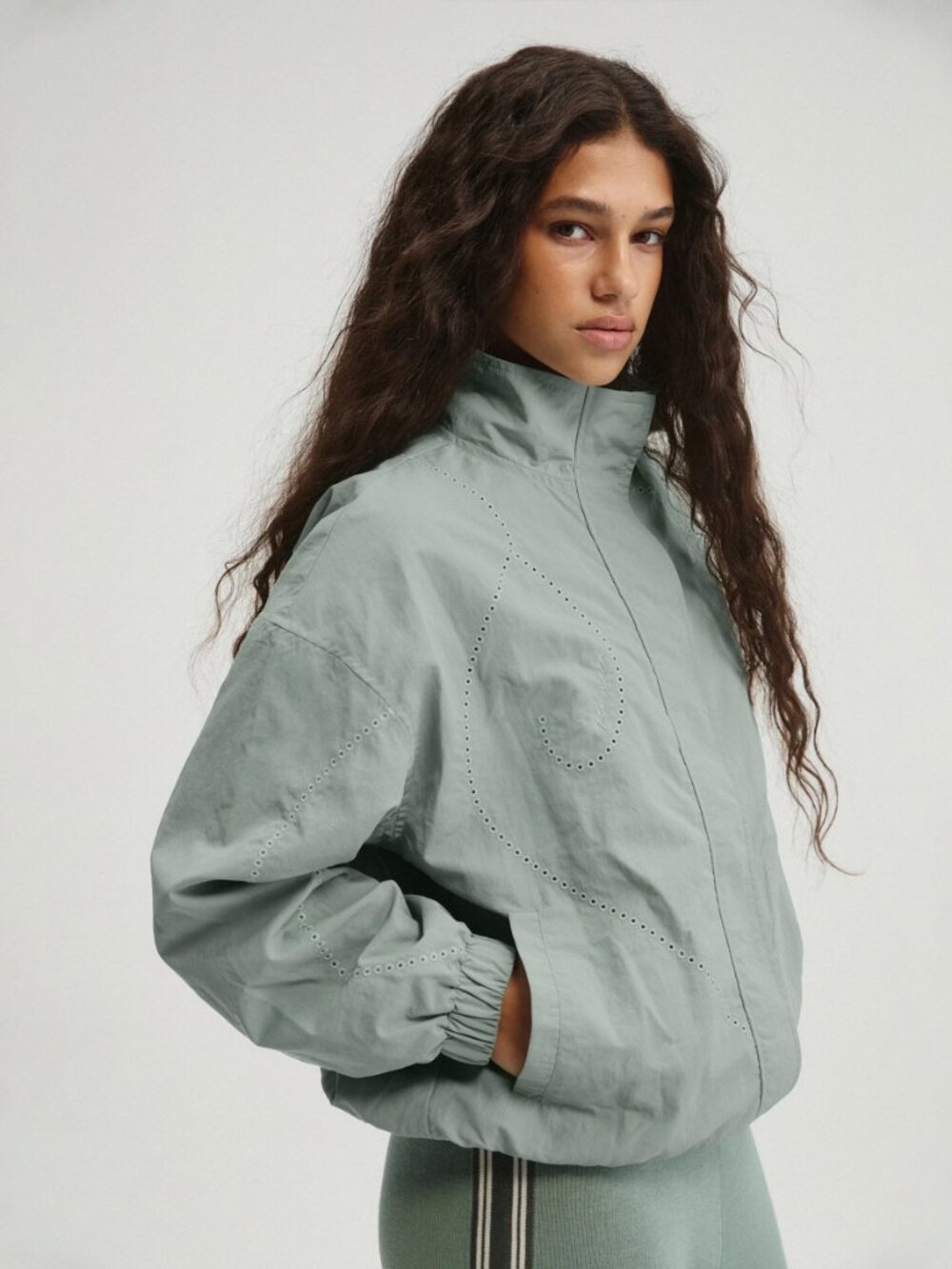 NWT Adanola Laser Cut Track Jacket S